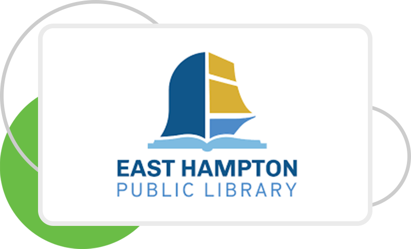 East Hampton public library logo