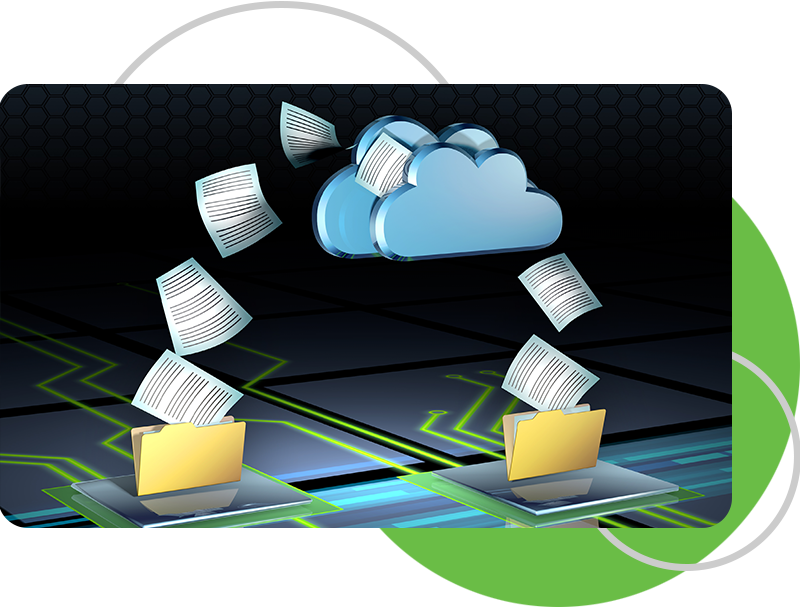 Cloud computing file transfer image