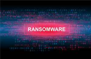 Abstract technical background - "Ransomware"